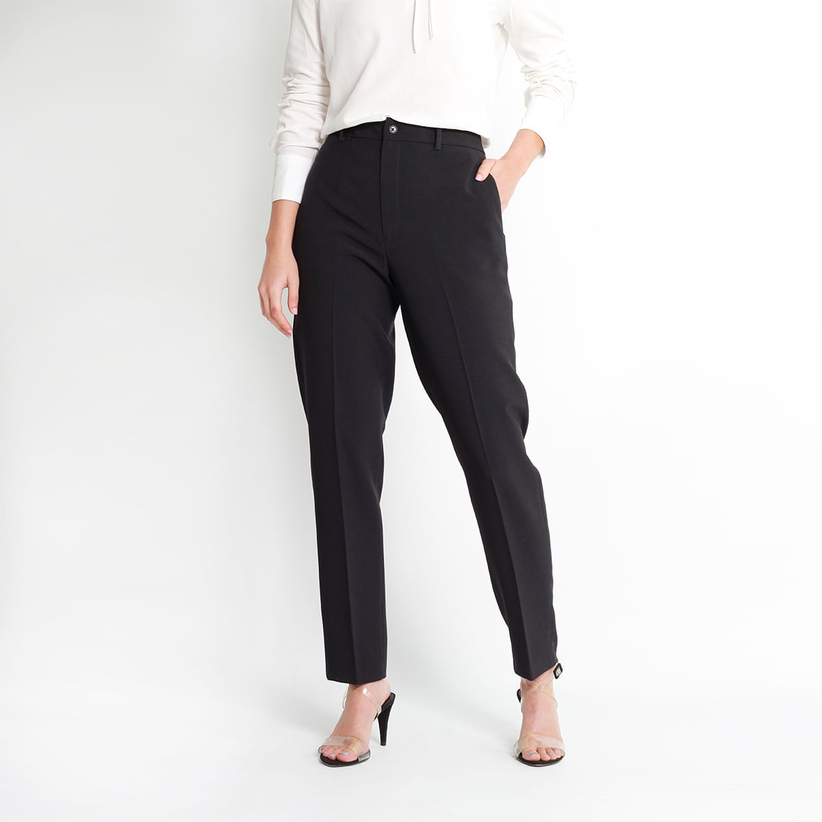 Pantalón tiro alto bota recta - Fuera de Serie