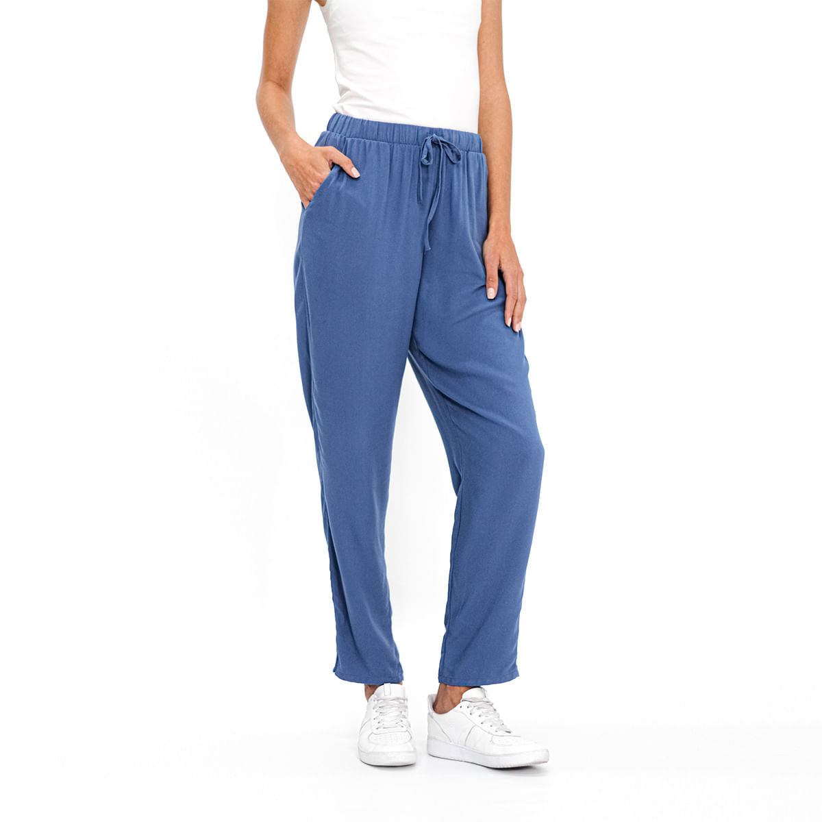PANTALON Para mujer- Azul pantalon-18520- Fuera de Serie - Compra Online -  Fuera de Serie