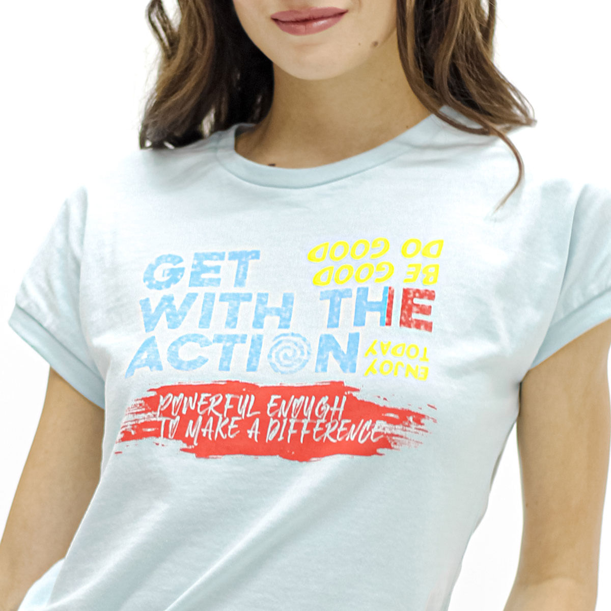 CAMISETA Para mujer -Azul camiseta-18675 Fuera de Serie - Compra Online -  Fuera de Serie