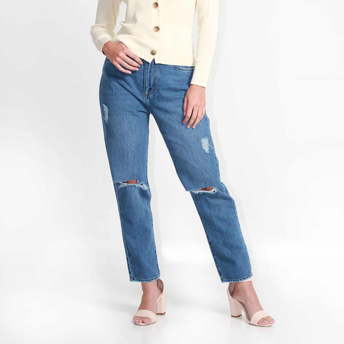 JEAN Para mujer - Azul jean-mom-07946-0 Fuera de Serie - Compra Online -  Fuera de Serie
